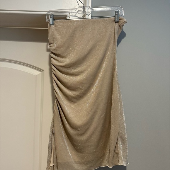 Princess Polly Donelli Mini Dress in Champagne - Picture 4 of 5